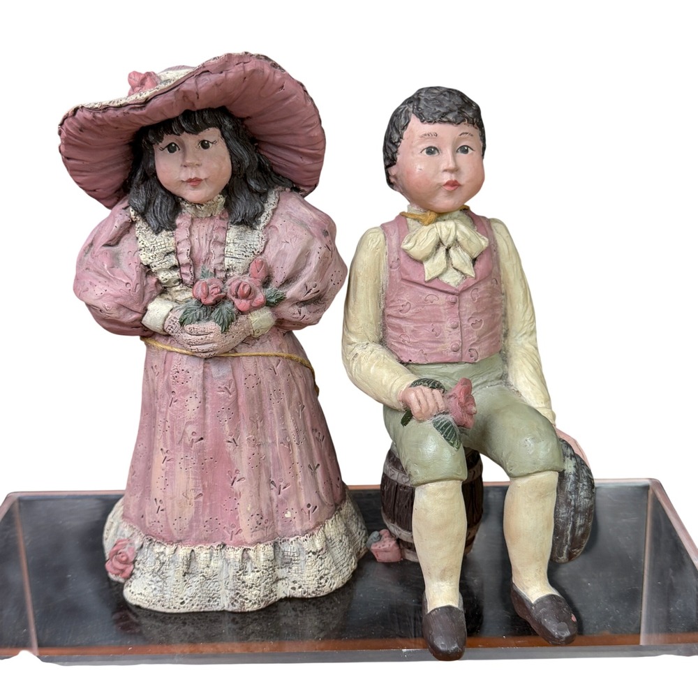 Sarah's Attic Boy Girl, Husband Wife Rose Collection RARE Signed Limited Edition